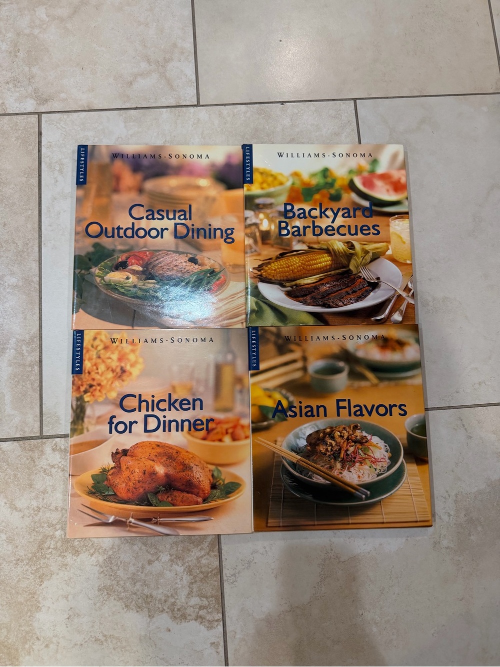 William Sonoma Set of 4 Cookbooks